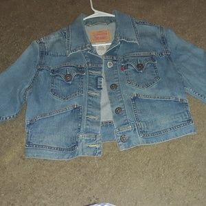 Levi's cropped jean jacket